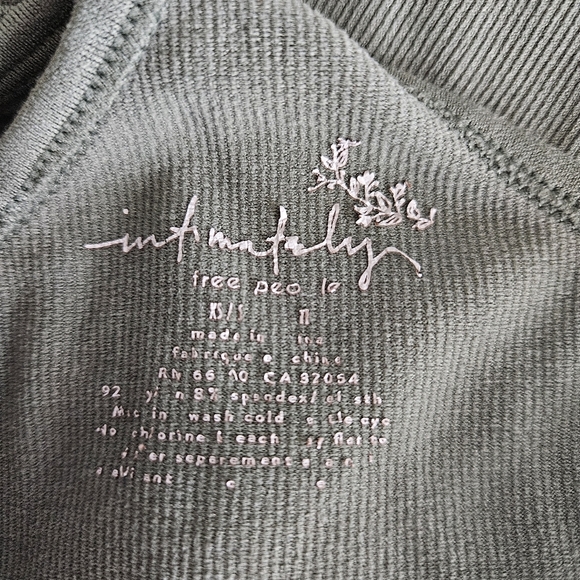 Free People Intamitely Hayley Racerback Brami - Green | Size XS/S - Picture 3 of 5